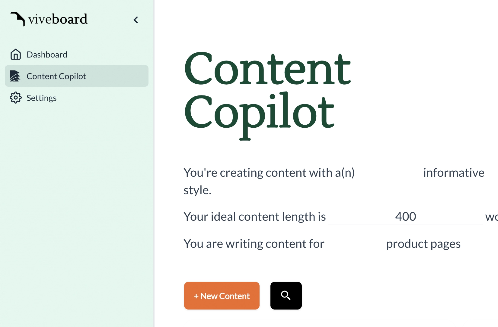 Content Copilot demo